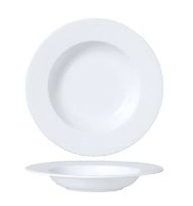 קערה עמוקה 28 סמ לבן CLASSIC WHITE rim bowl