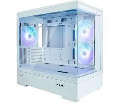 מארז ZALMAN MICRO ATX MINI TOWER P30 שני מאוררים בצד ומאורר אחורי חלון קידמי וחלון צדדי WHITE