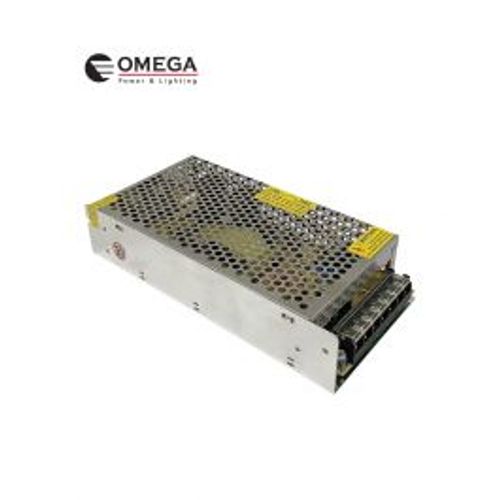 שנאי מתכת 120W  10A  12V אומגה OMEGA