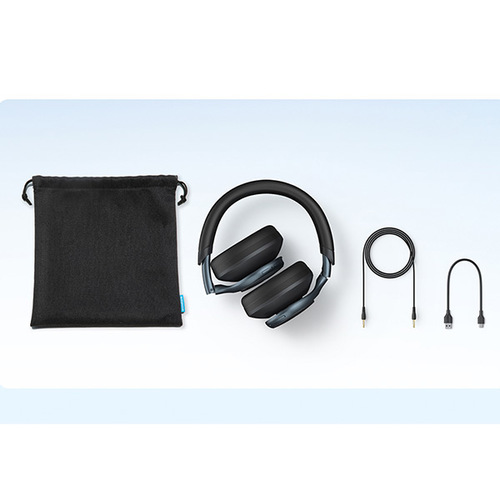 אוזניות קשת Soundcore Space One On-Ear Anker בצבע שחור