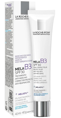 MELA B3 SPF30 | קרם נגד כתמים כהים | למראה גוון עור אחיד | מכיל 40 מ"ל | 