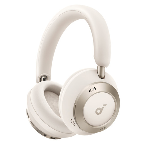 אוזניות קשת Soundcore Space One Pro On-Ear Anker בצבע לבן