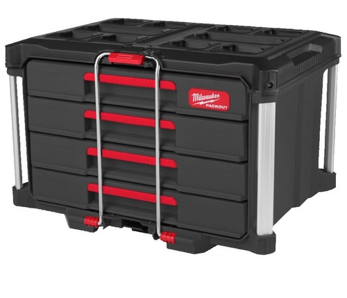 ארגונית 4 מגירות סדרת PackOut מבית milwaukee