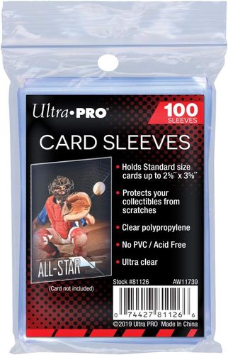 אולטרה פרו מארז 100 יח' סליבים רכים (פני סליב) Ultra Pro Soft Penny Sleeves 2.5