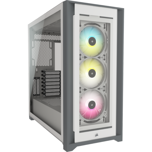 מארז CORSAIR IC 5000X MID TOWER RGB לבן