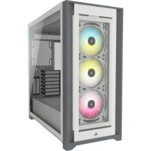 מארז CORSAIR IC 5000X MID TOWER RGB לבן