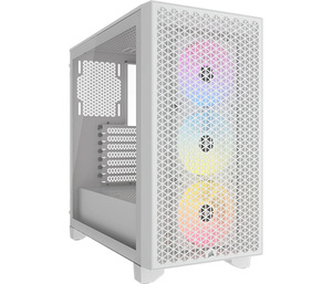מארז CORSAIR 3000D RGB AIRFLOW לבן