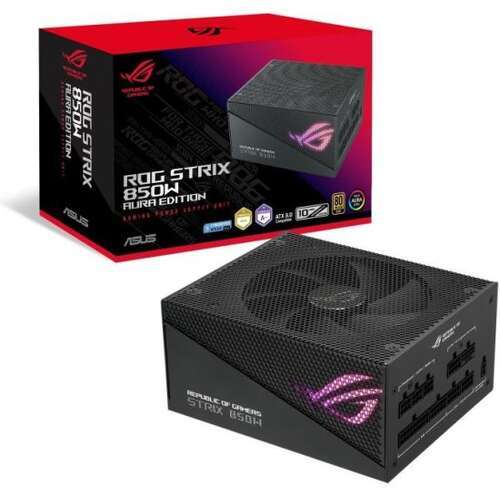 ספק למחשב נייח מודולרי ASUS ROG-STRIX 850W 90YE00P2 AURA-GAMING