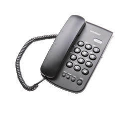 טלפון שולחני יונדאי דקורטיבי שחור/לבן HDT-HYUNDAI 2400B