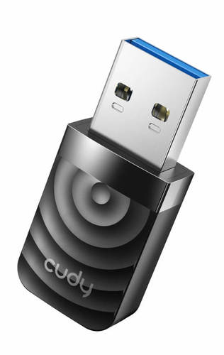 מתאם רשת אלחוטי CUDY WU1300S USB3