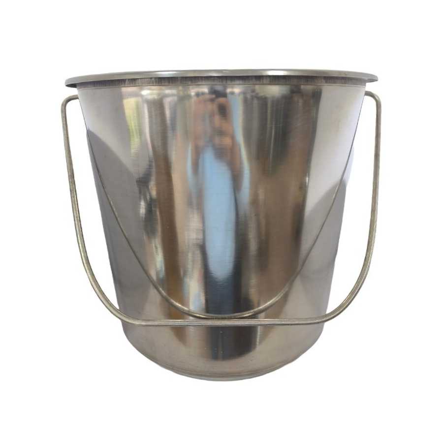 דלי נירוסטה עם ידית 12 ליטר - Y.C.031463