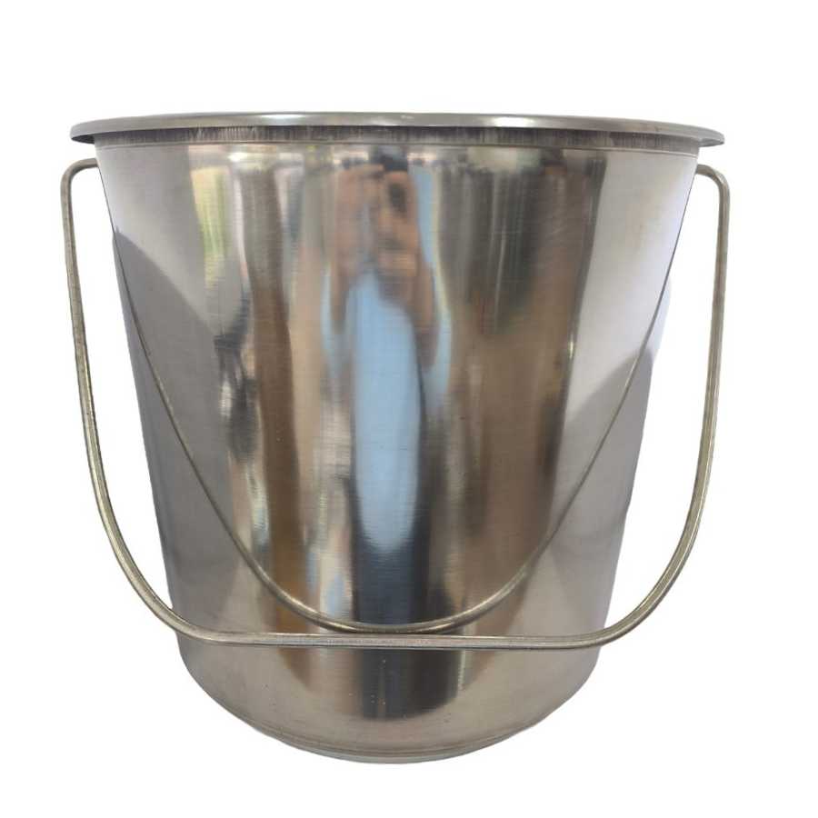 דלי נירוסטה עם ידית 15 ליטר - Y.C.031470