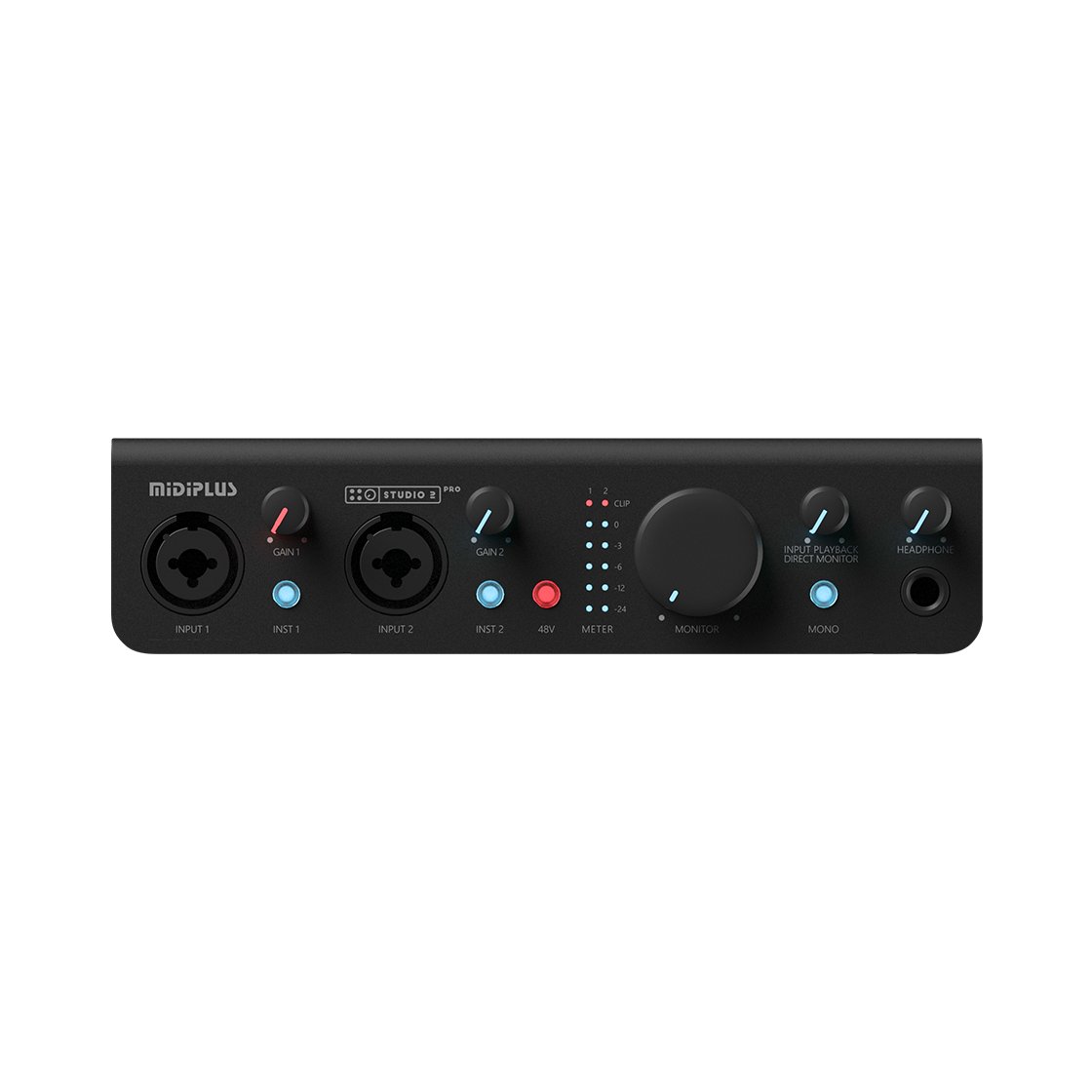 כרטיס קול MiDiPlus Studio 2 pro