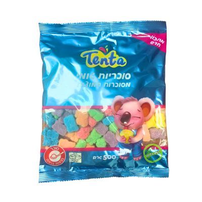 סוכריות גומי דובון מסוכר - 500 גרם