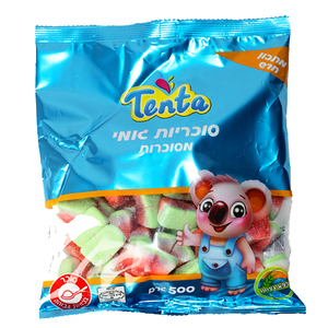 סוכריות גומי אבטיח מסוכר - 500 גרם