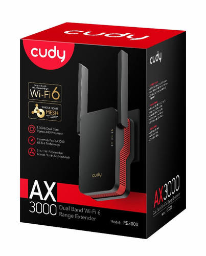 מגדיל טווח Cudy AX3000 Dual Band Wi-Fi 6