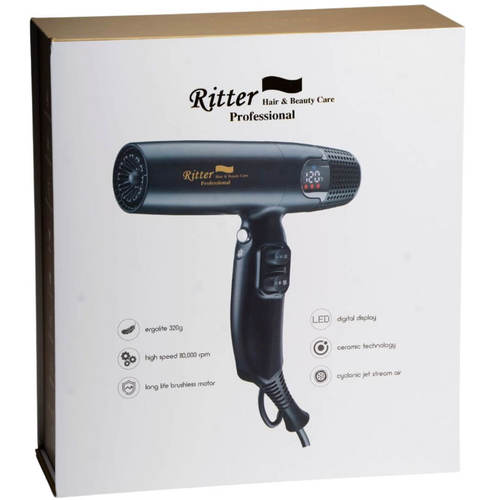 מייבש שיער  Ritter EV12 cyclonic jet stream air ריטר