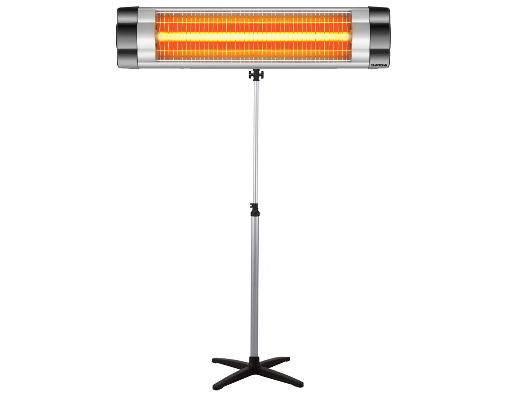 תנור חימום אינפרא+שלט בעוצמה 3000W עם 3 דרגות חום + חצובה camptown