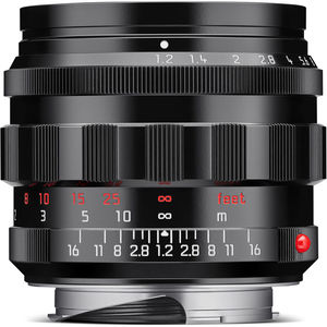 עדשה Leica Noctilux-M 50mm f/1.2 ASPH. (Glossy Black)