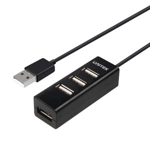 רכזת UNITEK Y-2140BK USB 2.0 4-Port Hub