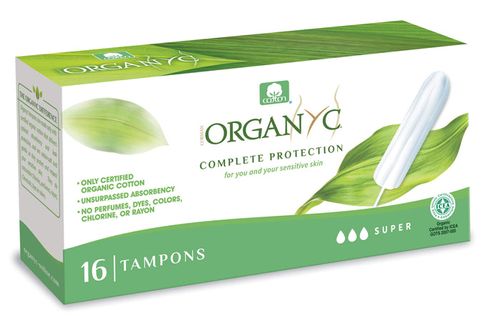 טמפונים אורגנים ללא מוליך - סופר 16 יחידות  Organ(y)c