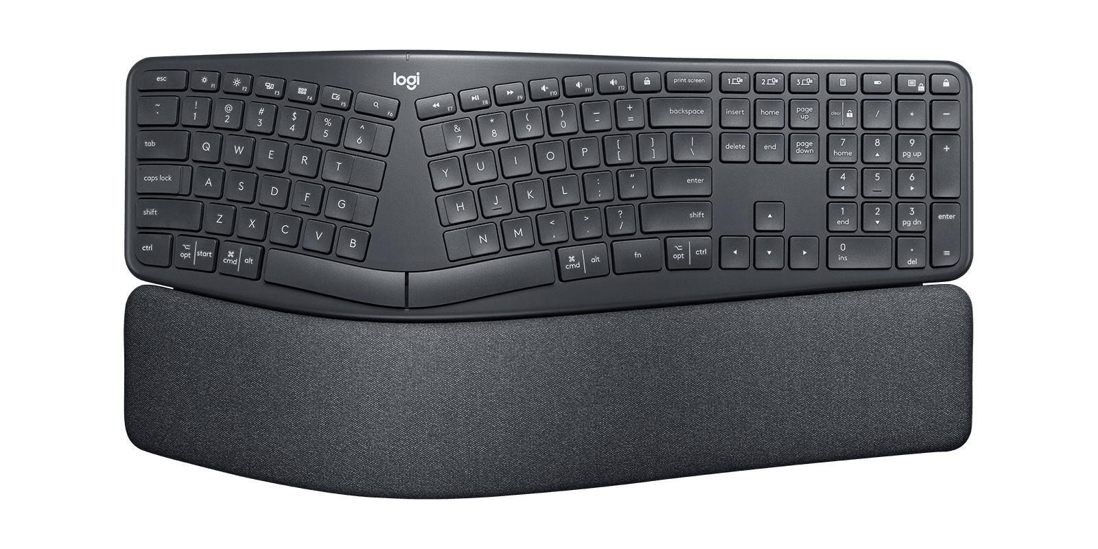 מקלדת ארגונמית אלחוטית Logitech 920-010108 Ergo K860 SPLIT Keyboard לוג