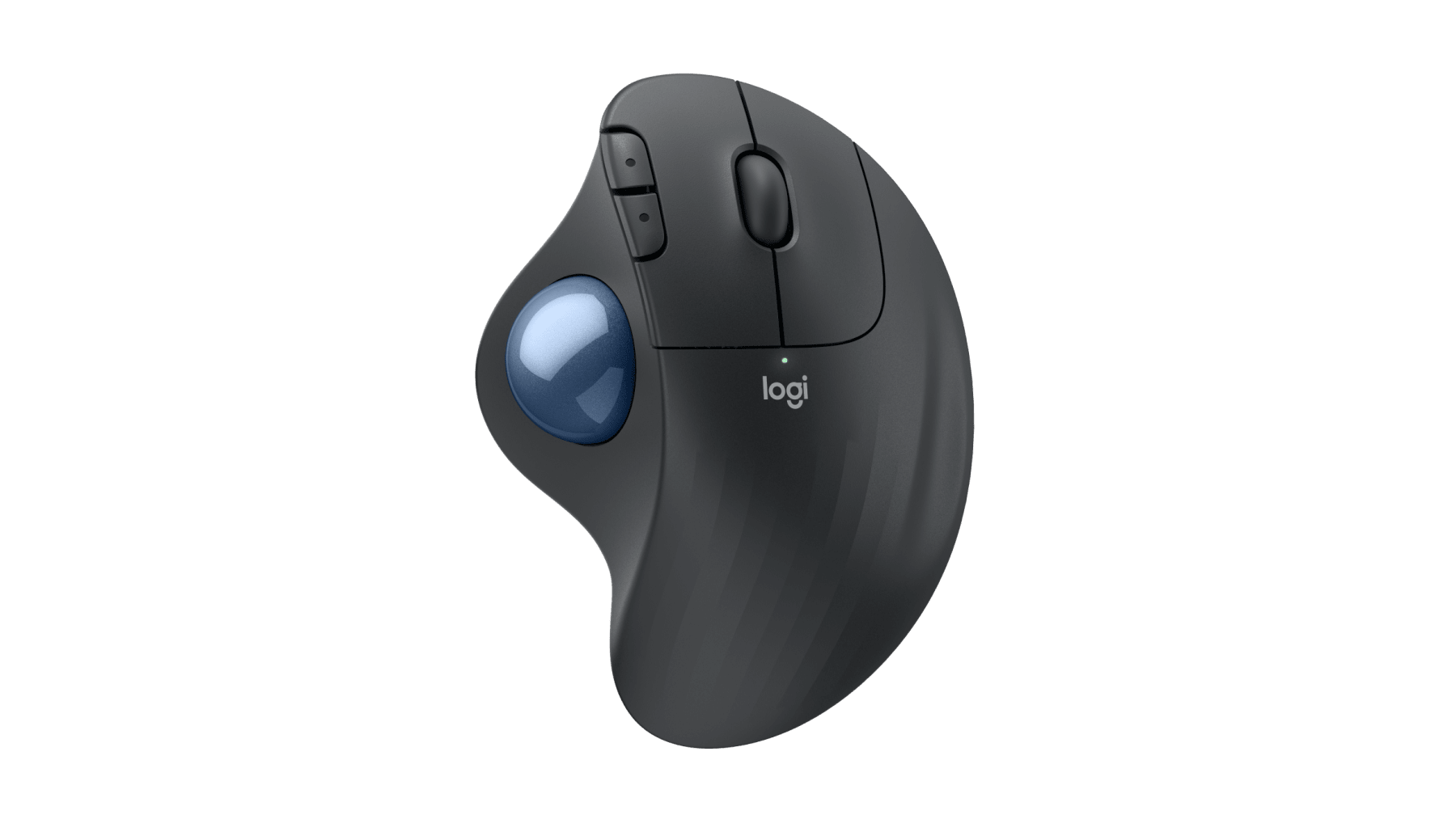 עכבר ארגונומי בצבע גרפיט Logitech Ergo M575S Wireless Trackball לוג