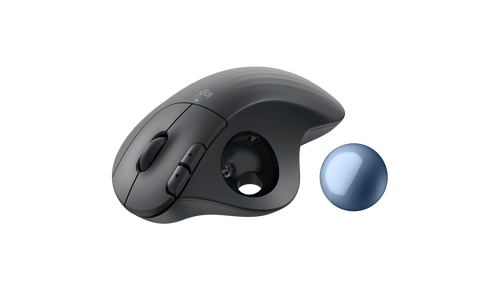 עכבר ארגונומי בצבע גרפיט Logitech Ergo M575S Wireless Trackball לוג'יטק