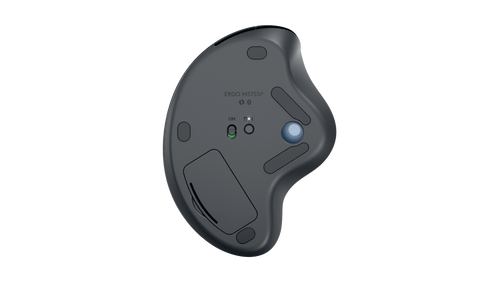 עכבר ארגונומי בצבע גרפיט Logitech Ergo M575S Wireless Trackball לוג'יטק