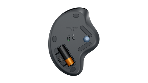 עכבר ארגונומי בצבע גרפיט Logitech Ergo M575S Wireless Trackball לוג'יטק