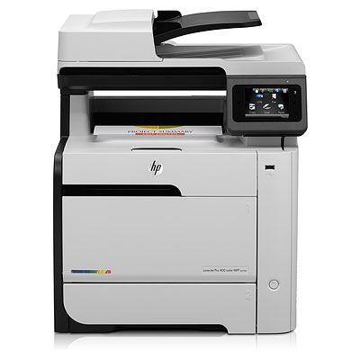 מדפסת לייזר צבעונית  HP LaserJet M475dn מתצוגה 