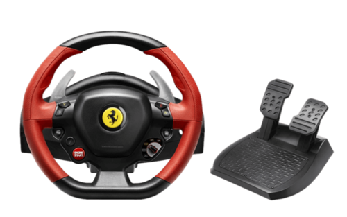 הגה מירוצים עם דוושות Ferrari 458 Spider ל- XBOX ONE X\S