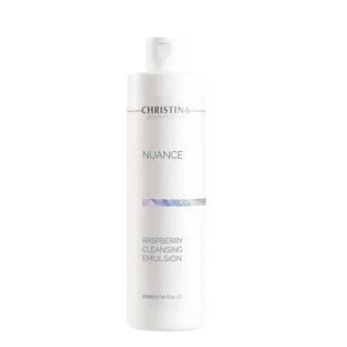 תחליב ניקוי עם תמצית פטל מסדרת ניואנס NUANCE Rasberry Cleansing Emultion כריסטינה - 300 מ
