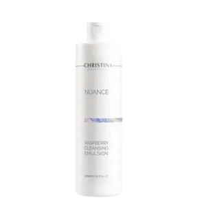 תחליב ניקוי עם תמצית פטל מסדרת ניואנס NUANCE Rasberry Cleansing Emultion כריסטינה - 300 מ"ל