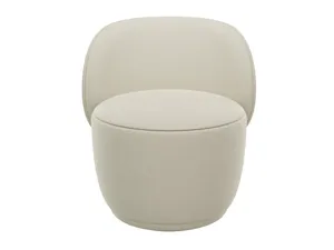  כורסא מסתובבת בוקלה בז KUON Swivel armchair Beige