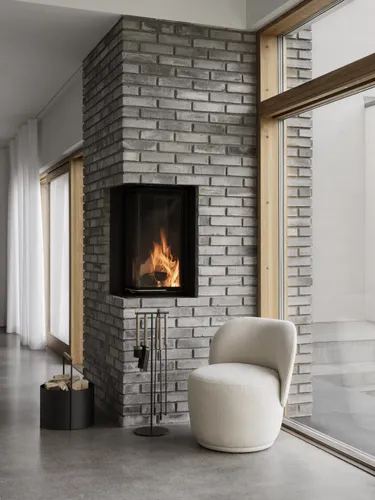  כורסא מסתובבת בוקלה בז KUON Swivel armchair Beige