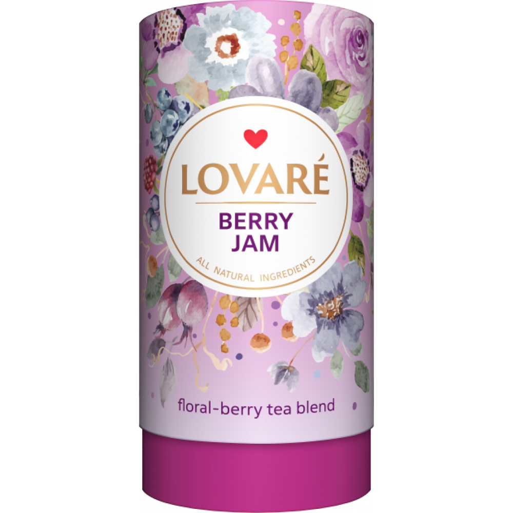 LOVARE - חליטת פירות ופרחים בניחוח פטל, דומדמניות ודובדבן 80 גרם (כשר)
