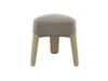  שרפרף 3 רגליים בד בוקלה שיטאקי רגלי עץ KUON Stool 