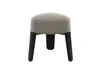 שרפרף 3 רגליים בד בוקלה שיטאקי רגלים שחורות KUON Stool