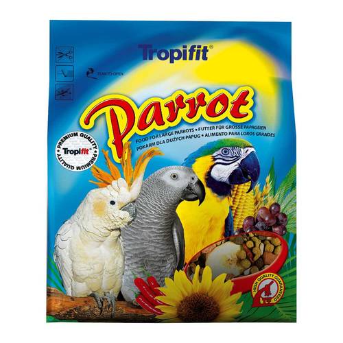 טרופיפיט תוכים גדולים 1 קילוגרם 