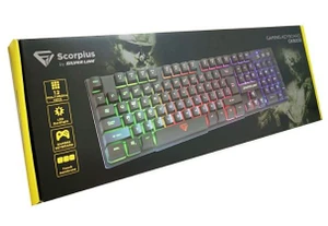מקלדת גיימינג אורות Scorpius Silver Line