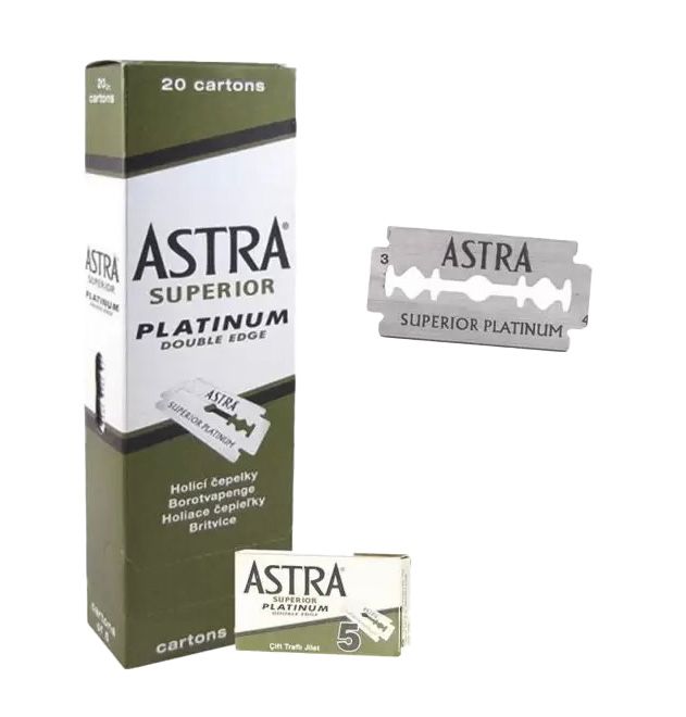 סכיני גילוח 100 סכינים אסטרה ASTRA