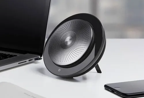 רמקול מיקרופון שולחני אלחוטי לחדרי ישיבות jabra speak 750 MS