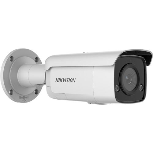 מצלמת צינור Hikvision 4MP DS-2CD2T46G2-ISU/SL 2.8MM Acusense מגע יבש 1/1 , כניסה ויציאת אודיו , רמקול , מיקרופון עד 60 מ'
