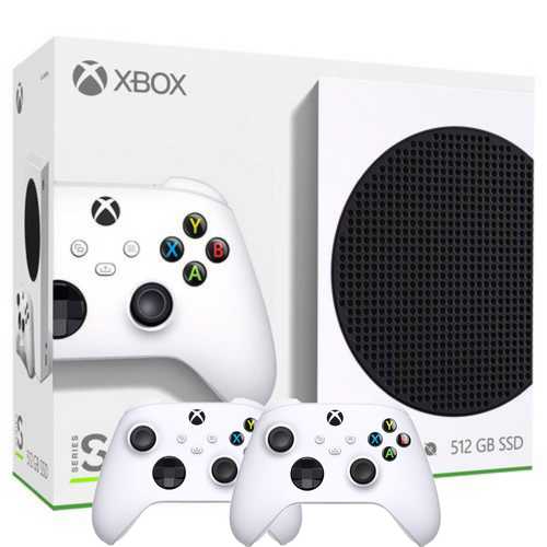 XBOX SERIES S 512GB SSD + 2 CONTROLLERS מייקרוסופט