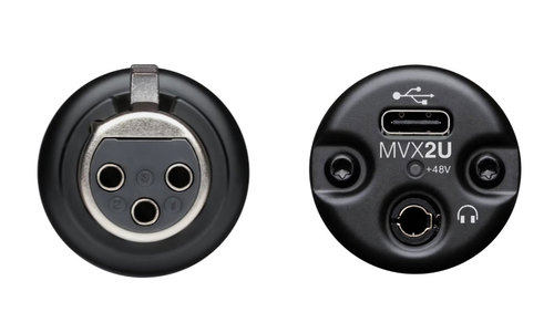 כרטיס קול - ממשק אודיו XLR- USB לחיבור מיקרופון - Shure MVX2U
