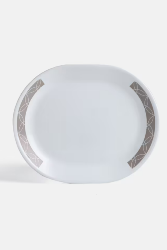 מגש אובלי 31 ס"מ סאנד סקאץ קורנינג | Corning Ware Sand Sketch