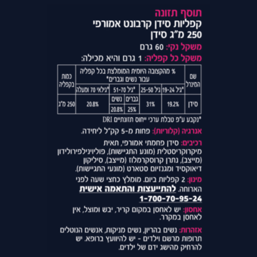 דנסיטי - סידן אמורפי