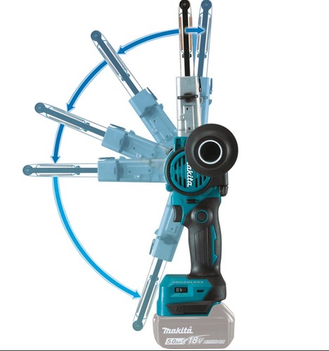 גוף מלטשת סרט צרה נטענת 18V מנוע BL דגם DBS180Z תוצרת MAKITA
