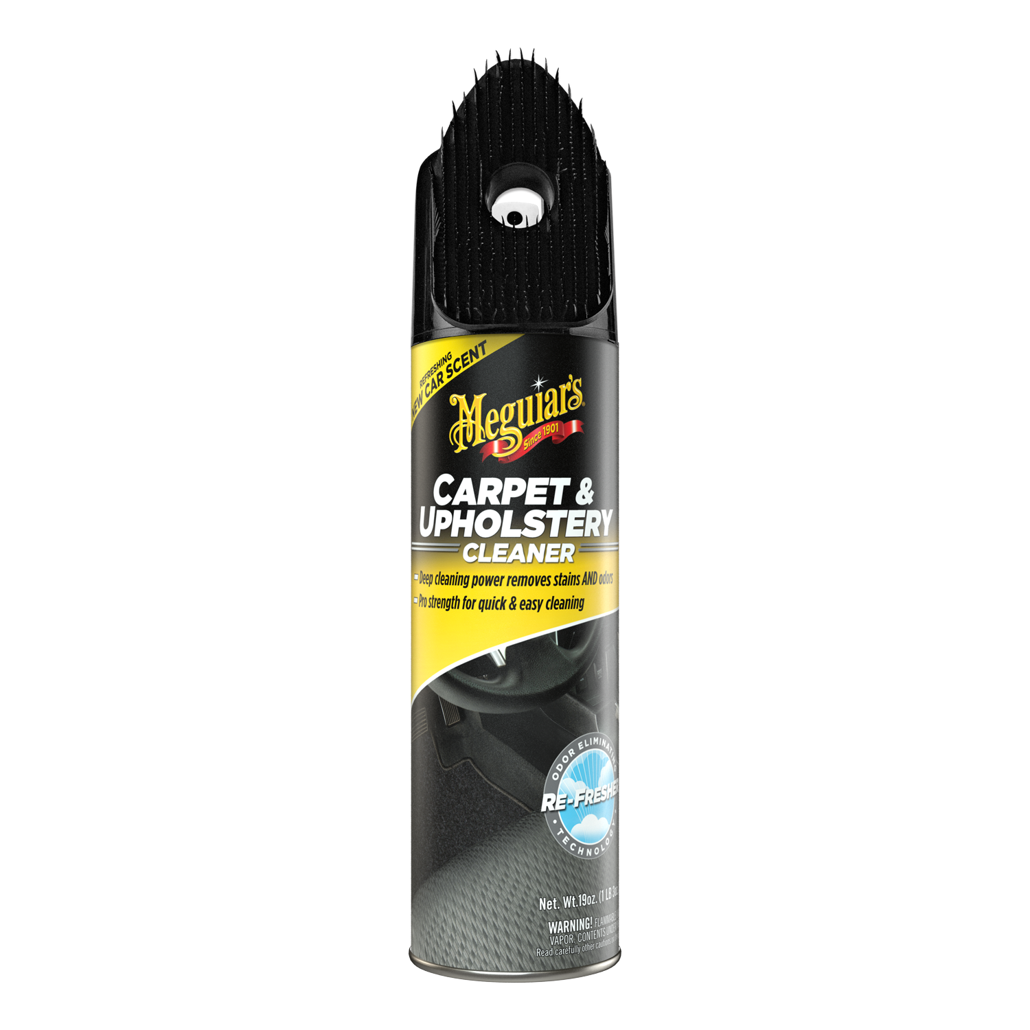 תרסיס לניקוי שטיחי רכב מגוויארס - MEGUIARS CARPET & UPHOLSTERY CLEANER 